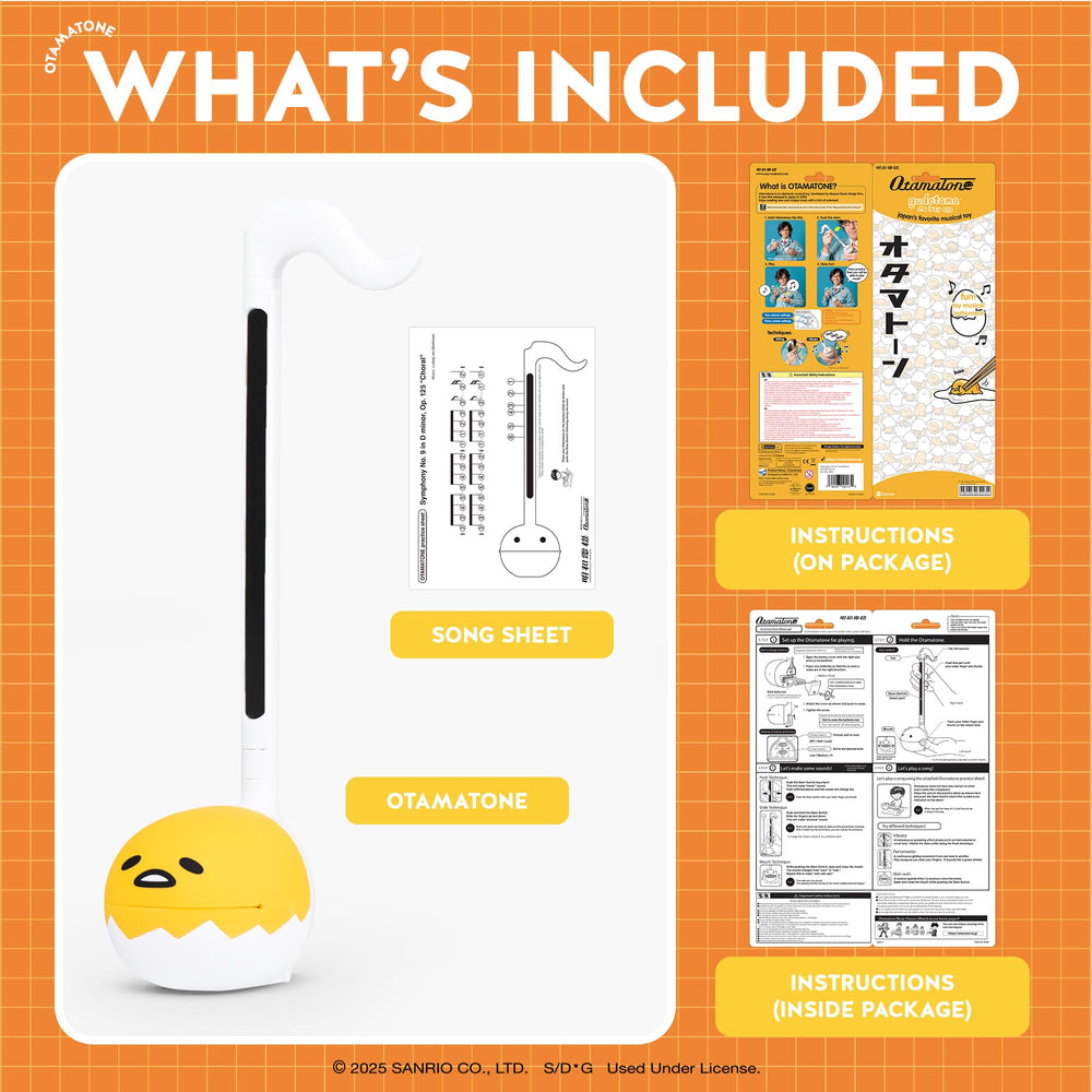 Otamatone Gudetama portable use for camping singalongs