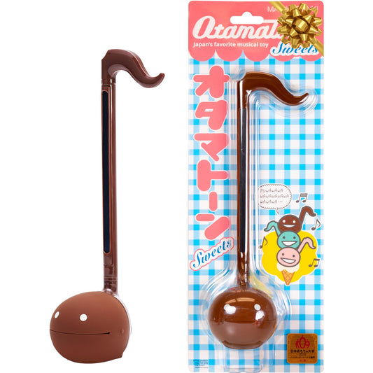 Otamatone Sweets Edition strawberry front view, portable music toy for on-the-go fun.