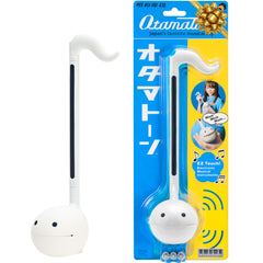 Otamatone White front view inviting beginner-friendly musical exploration.