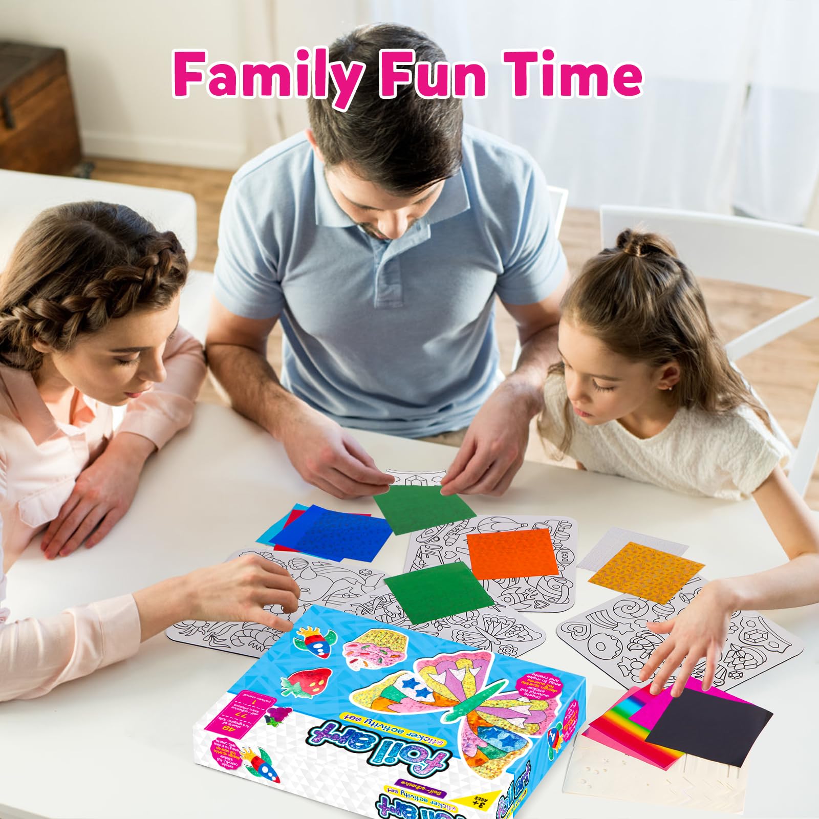 OTAOD foam stickers in vibrant colors spark imaginative scenes and patterns