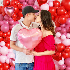 OTLGEUA Valentines arch kit red balloons create bold party backdrop