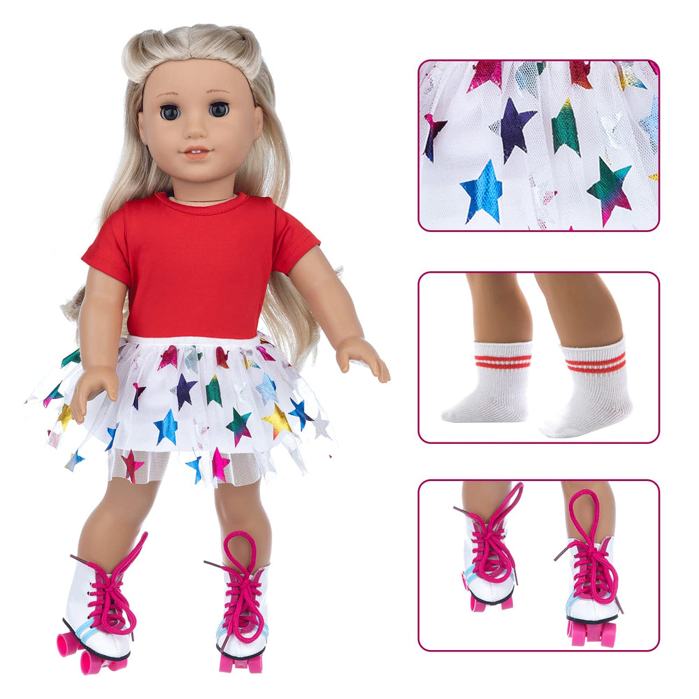 OTMOON 18-inch doll socks keep comfort and character authentic.