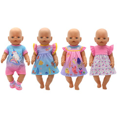 OTMOON 13-16in doll outfits - back-fastener eases dressing.