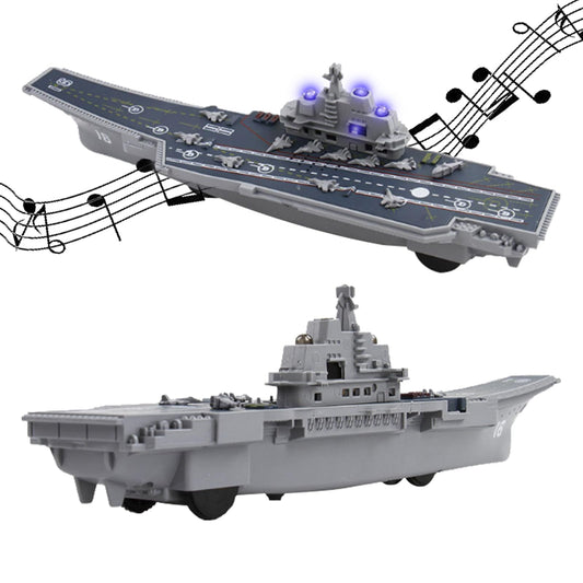 OTONOPI aircraft carrier with rotating radar enhances realism for room display.