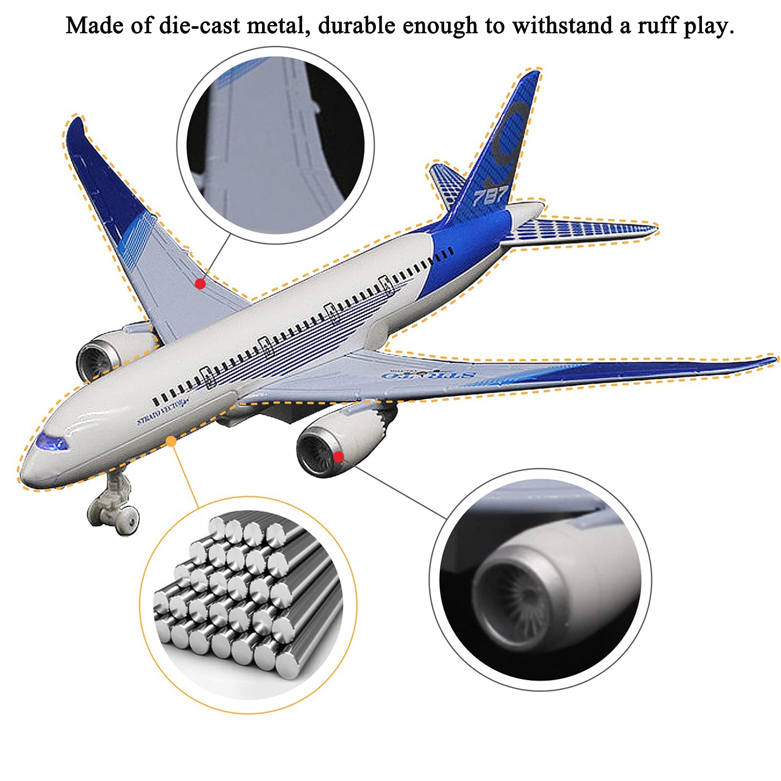 OTONOPI display‑stand ready design helps showcase a mini aircraft collection.