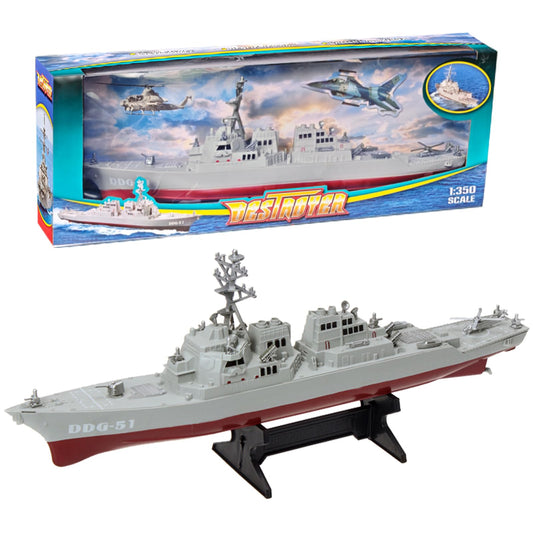 OTONOPI battleship model Arleigh Burke DDG 51, 1:350 scale, ready for display