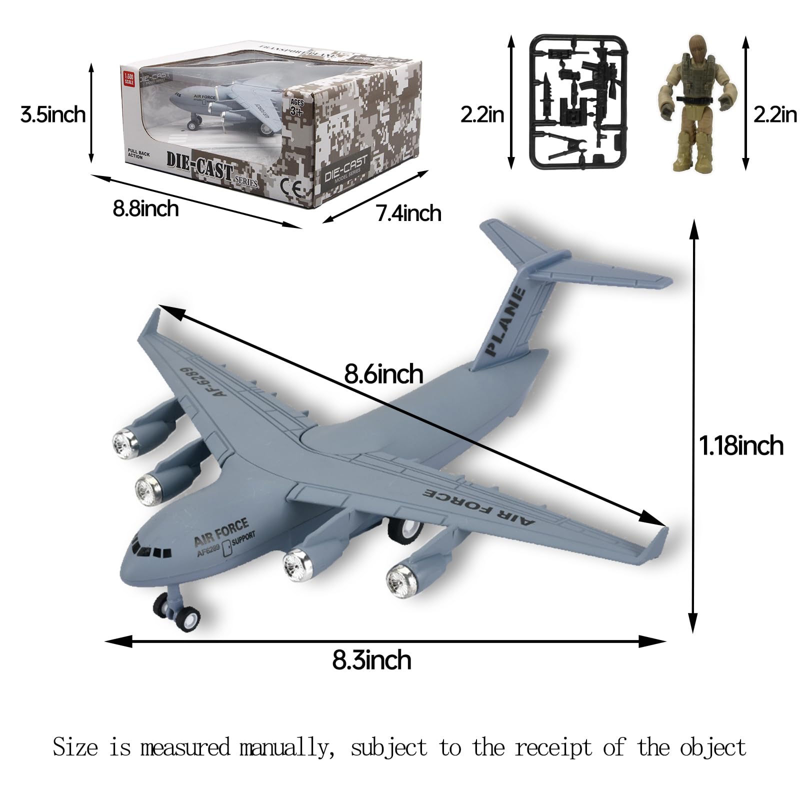 OTONOPI blue landing light and takeoff sound for immersive flights