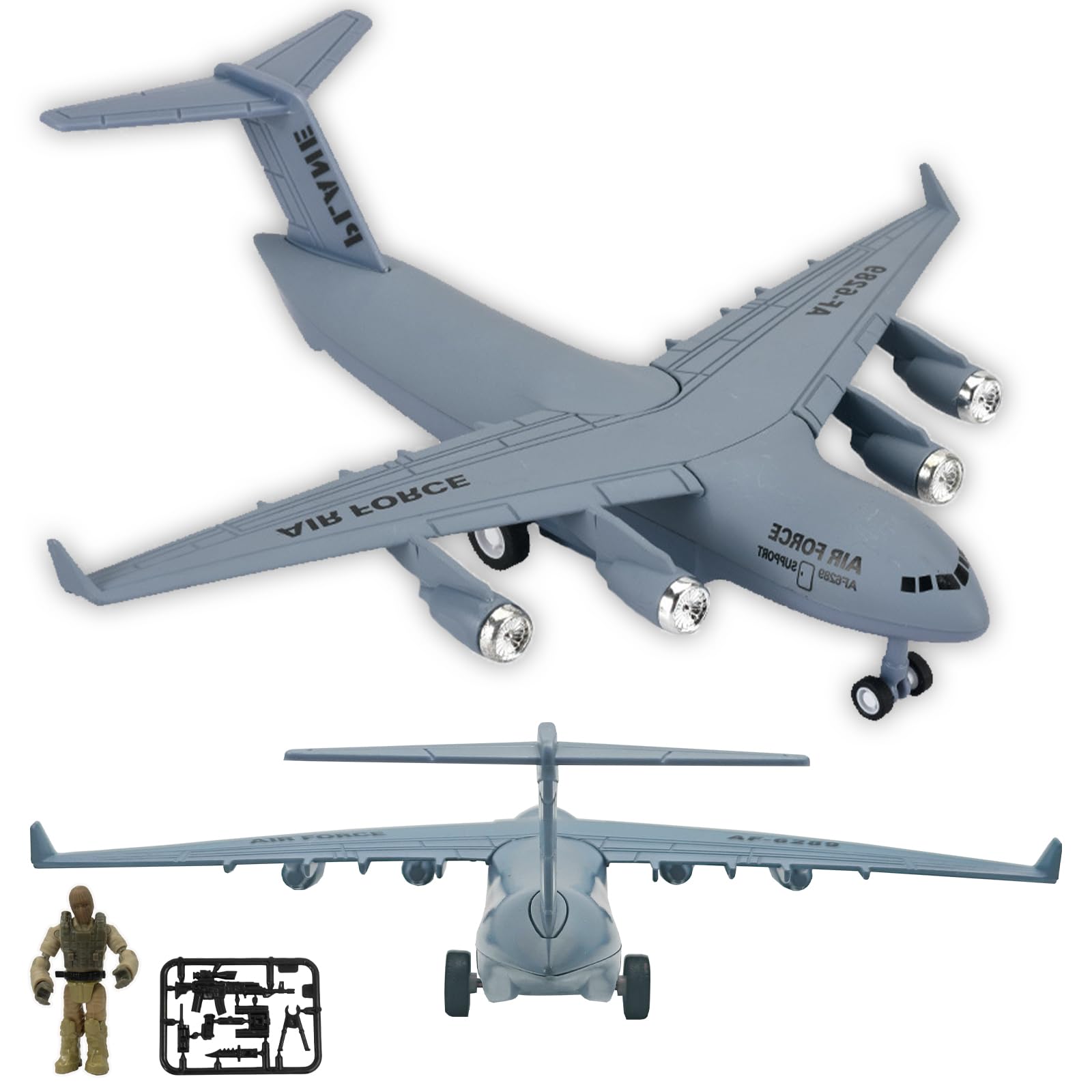 OTONOPI C17 diecast aircraft pullback toy for hands-on play and imagination