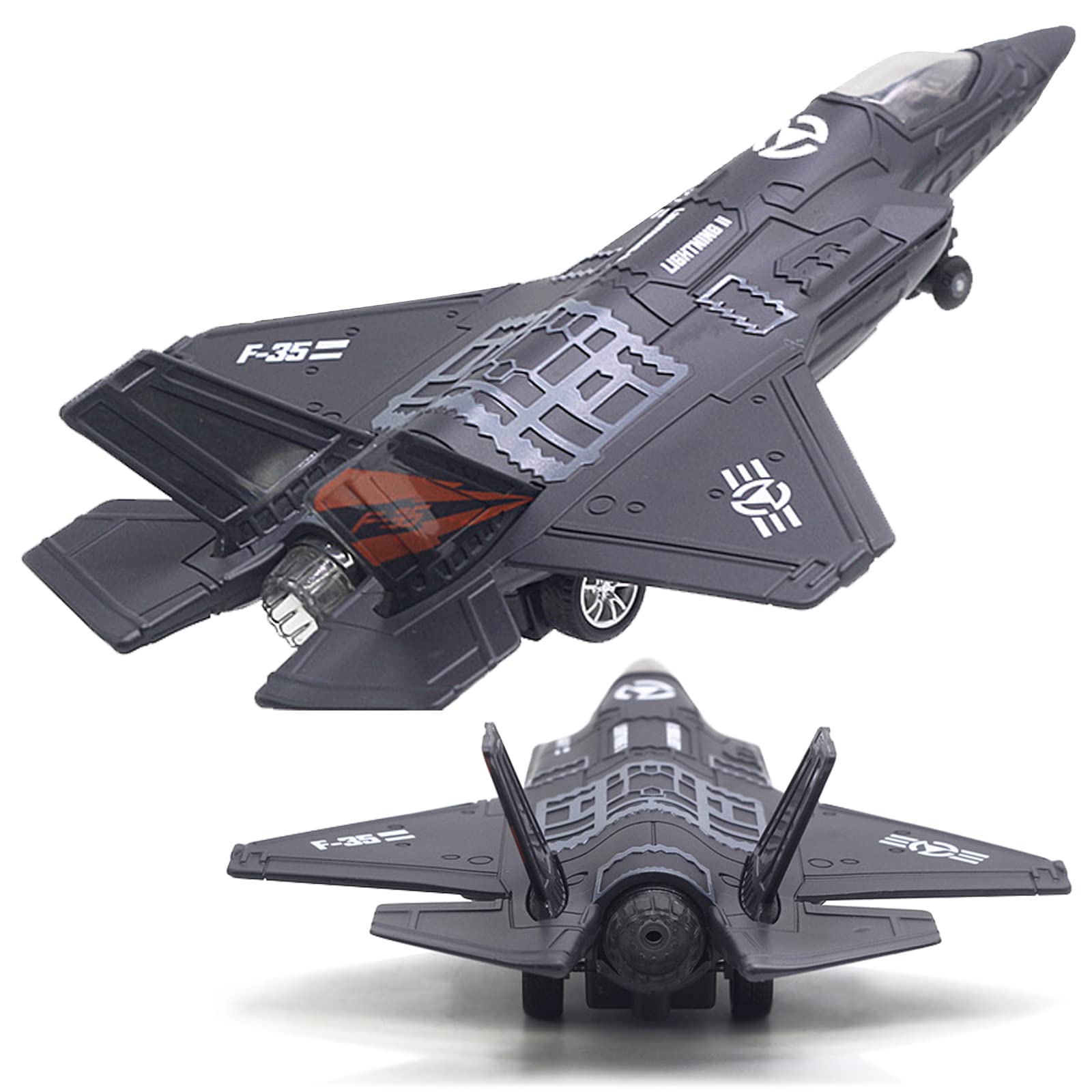 OTONOPI F-35 fighter jet front view with realistic detail for display and play