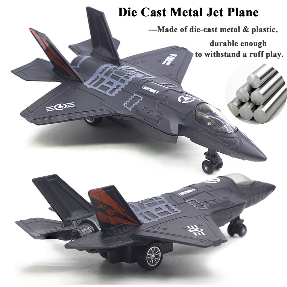OTONOPI F-35 fighter jet side view highlighting authentic shape for collectors and kids