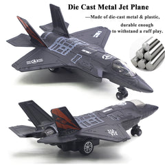 OTONOPI F-35 fighter jet side view highlighting authentic shape for collectors and kids