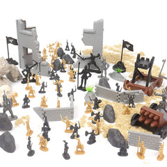 OTONOPI yellow knights soldiers for colorful army games and cooperative play