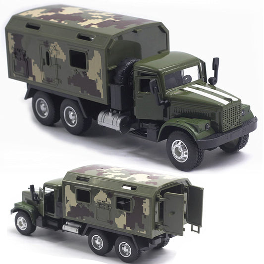 OTONOPI military truck diecast showing durable metal build for long-lasting play.