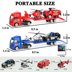 OTONOPI police car offers compact, sturdy play for tiny hands.