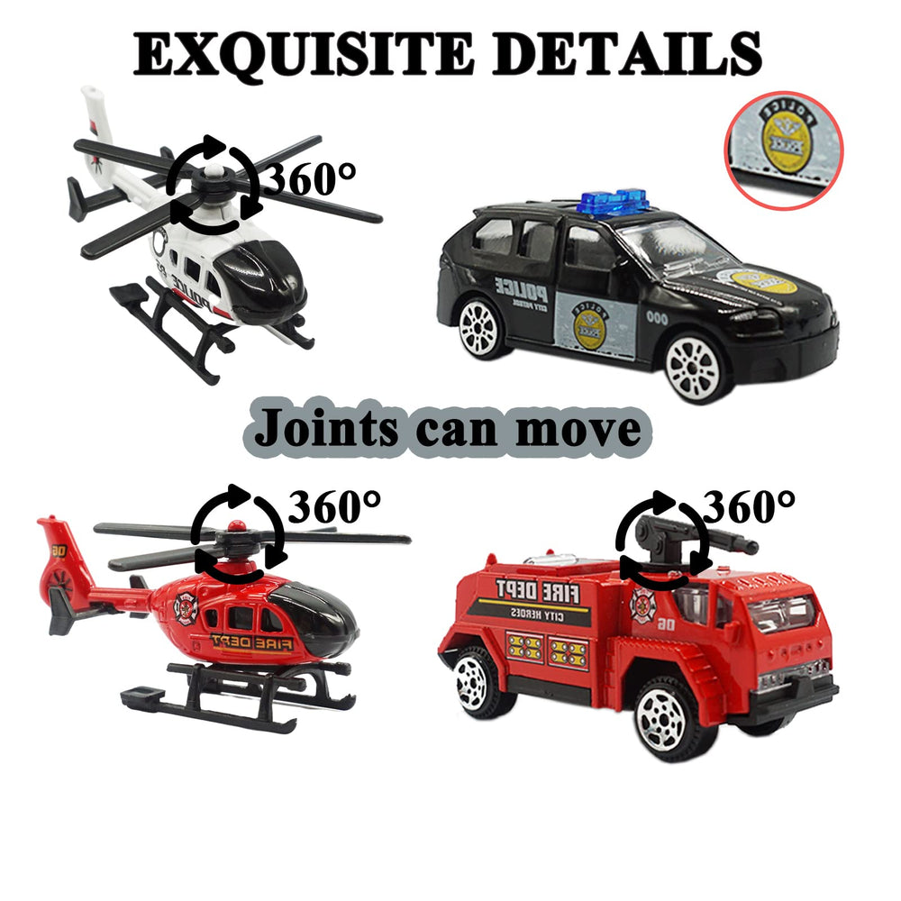 OTONOPI rescue helicopter features a rotating rotor for dynamic play.