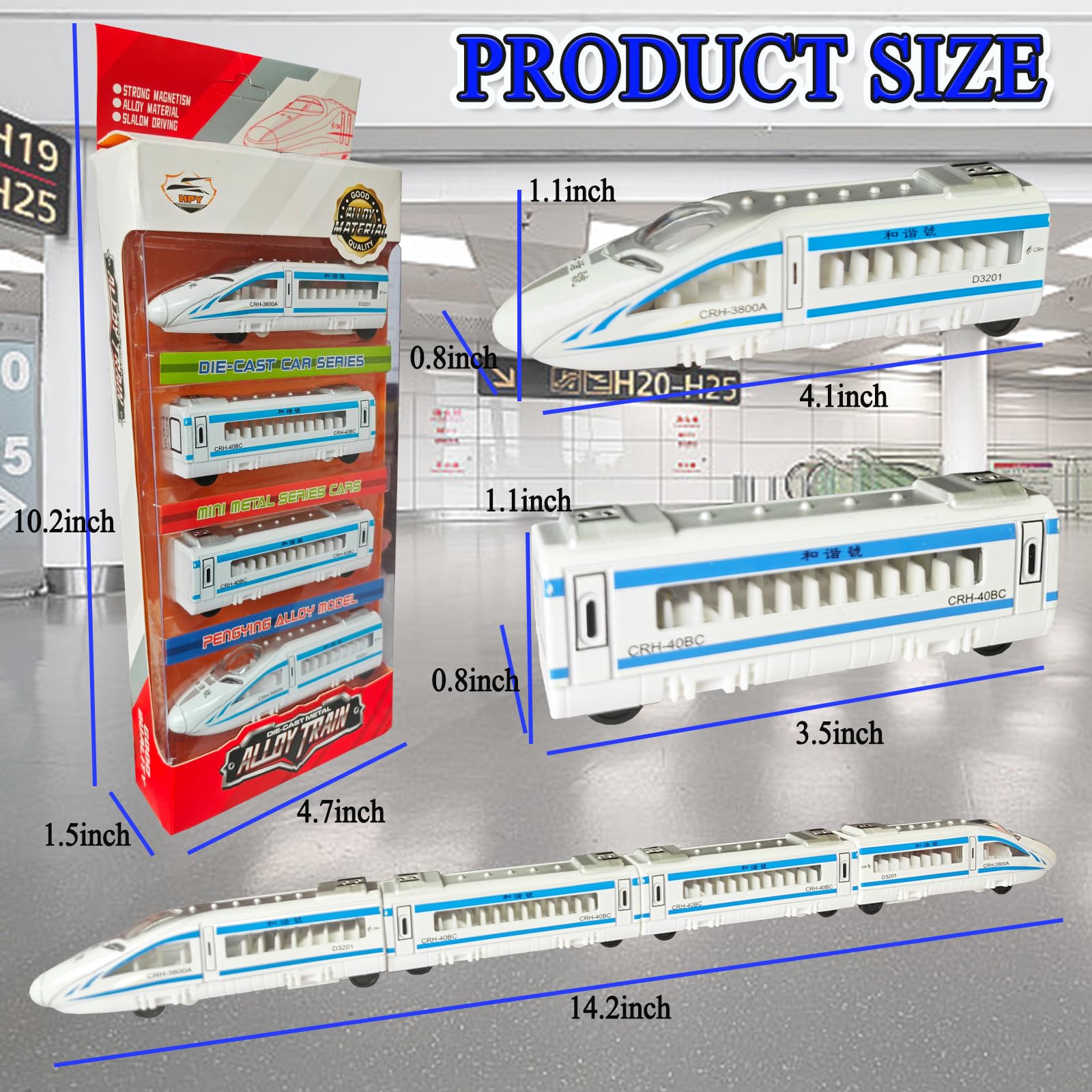 OTONOPI safe-design trains with minimized sharp edges for kids.