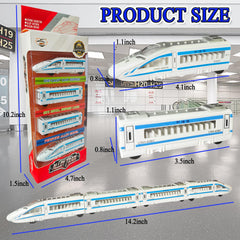 OTONOPI safe-design trains with minimized sharp edges for kids.