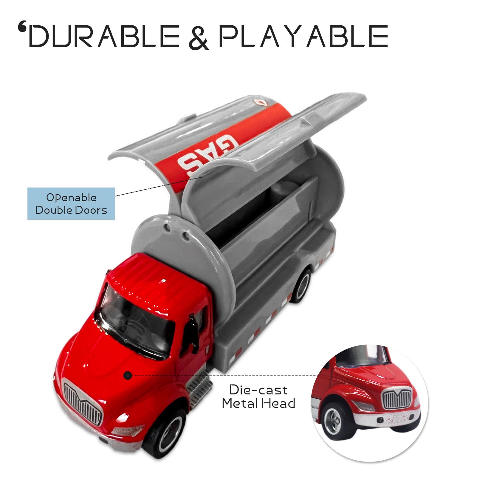OTONOPI Die-cast metal construction provides durable space ships.