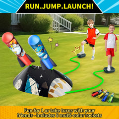 Otoseth foam rockets safely soar up to long distances for dynamic backyard games.