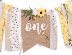 OTURGC Bee Theme Banner ceiling hanging display to elevate ambience.