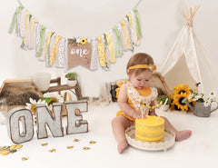 OTURGC Bee Theme Banner wall and decor option for a cohesive look.