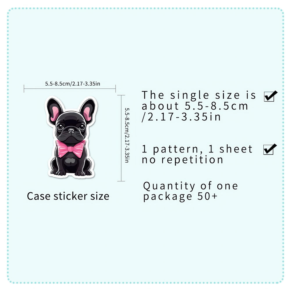OTYSLIU Bulldog sticker designs on scrapbook personalize journals and gifts.