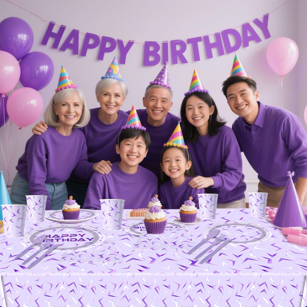OU RUI Purple Demon utensils for fuss-free serving