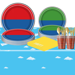 OU RUI Super Brother banner decor brightens the party space