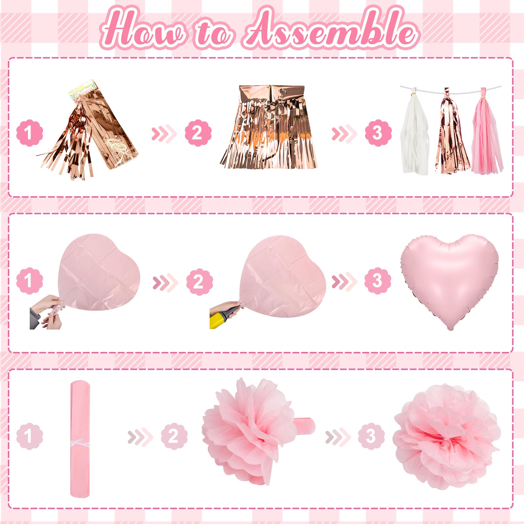 Ouddy Party pink pompoms bring playful texture to party decor