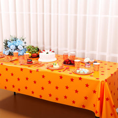 Oudain anime tableware tablecloth 54x108inch in bright star pattern.