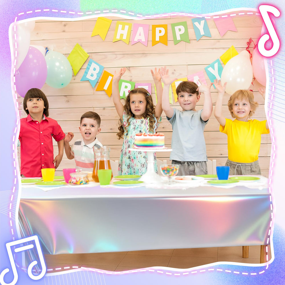 Oudain party tablecloth packaging with three-color set ready for event