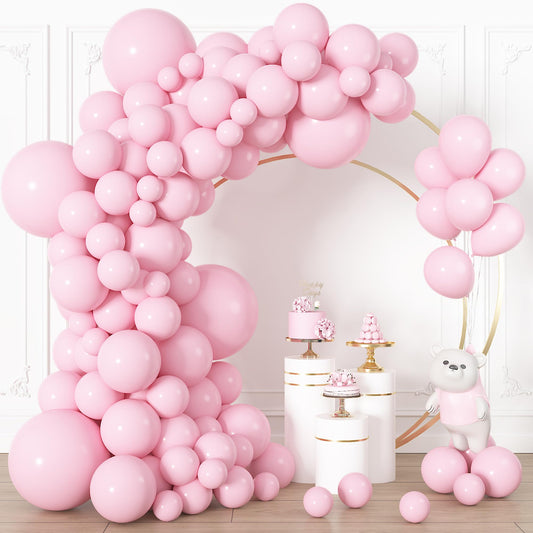 Ouddy Life pink 18-inch balloons for elegant arch decoration