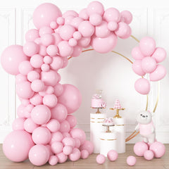 Ouddy Life pink 18-inch balloons for elegant arch decoration