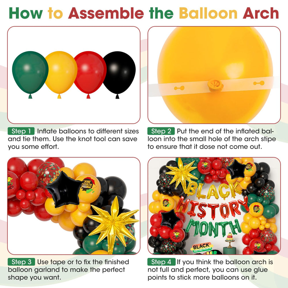 Ouddy Life arch kit includes knotter and ribbon for quick, clean balloon installations