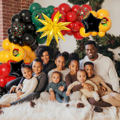 Ouddy Life balloon kit provides glue and rods for simple, sturdy black history displays