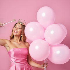 Ouddy Life pink ribbon for finishing touches on balloon decor