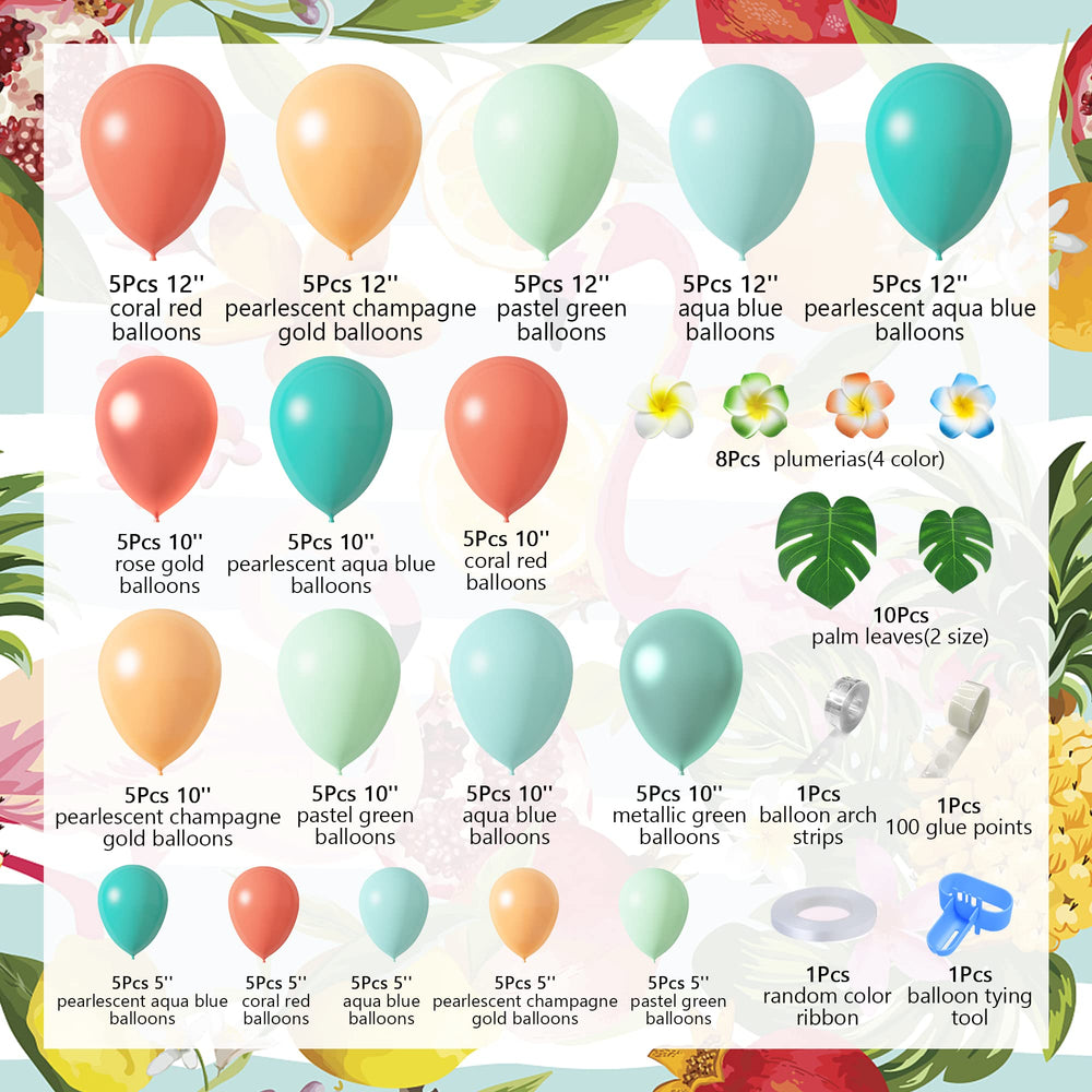 Ouddy palm leaves decor adds lush greenery for beach-inspired celebrations