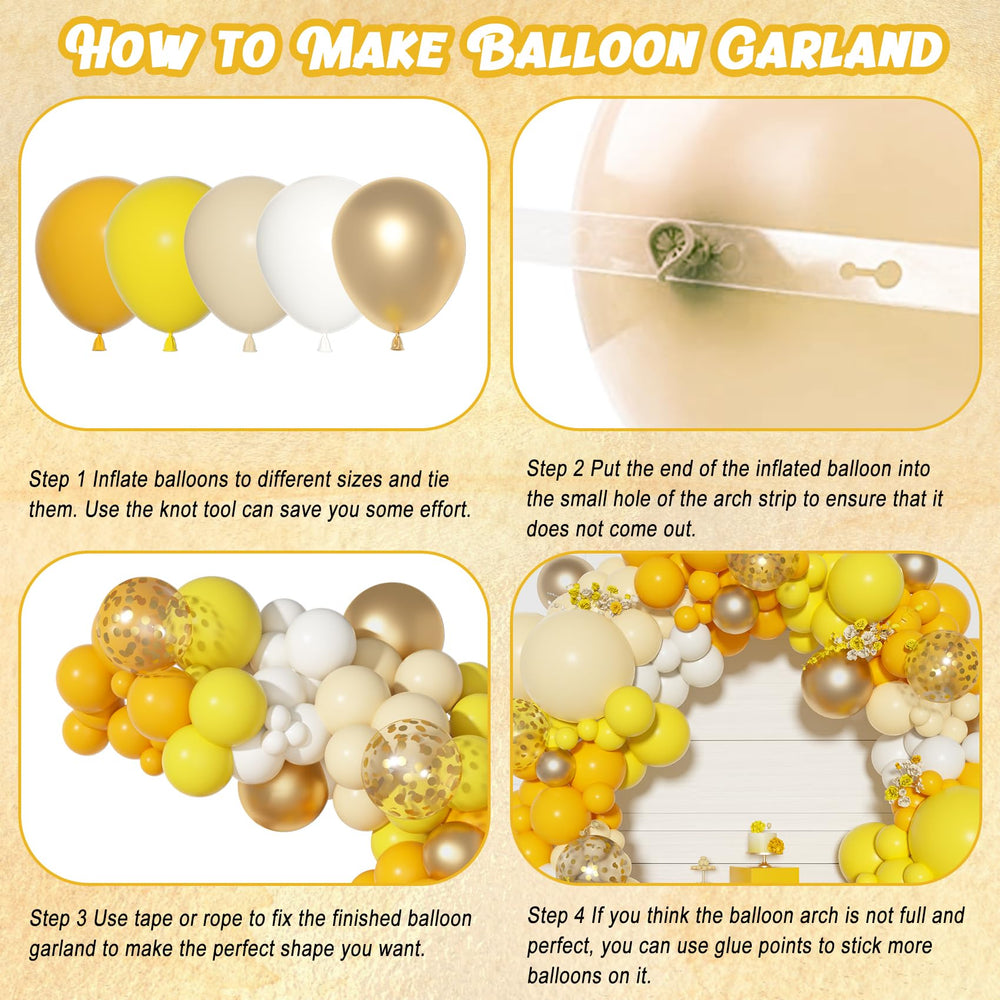 Ouddy Party 101 balloons in 10-inch and 5-inch sizes for versatile decor