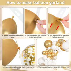 Ouddy Party 12in white balloon for versatile table and decor accents.