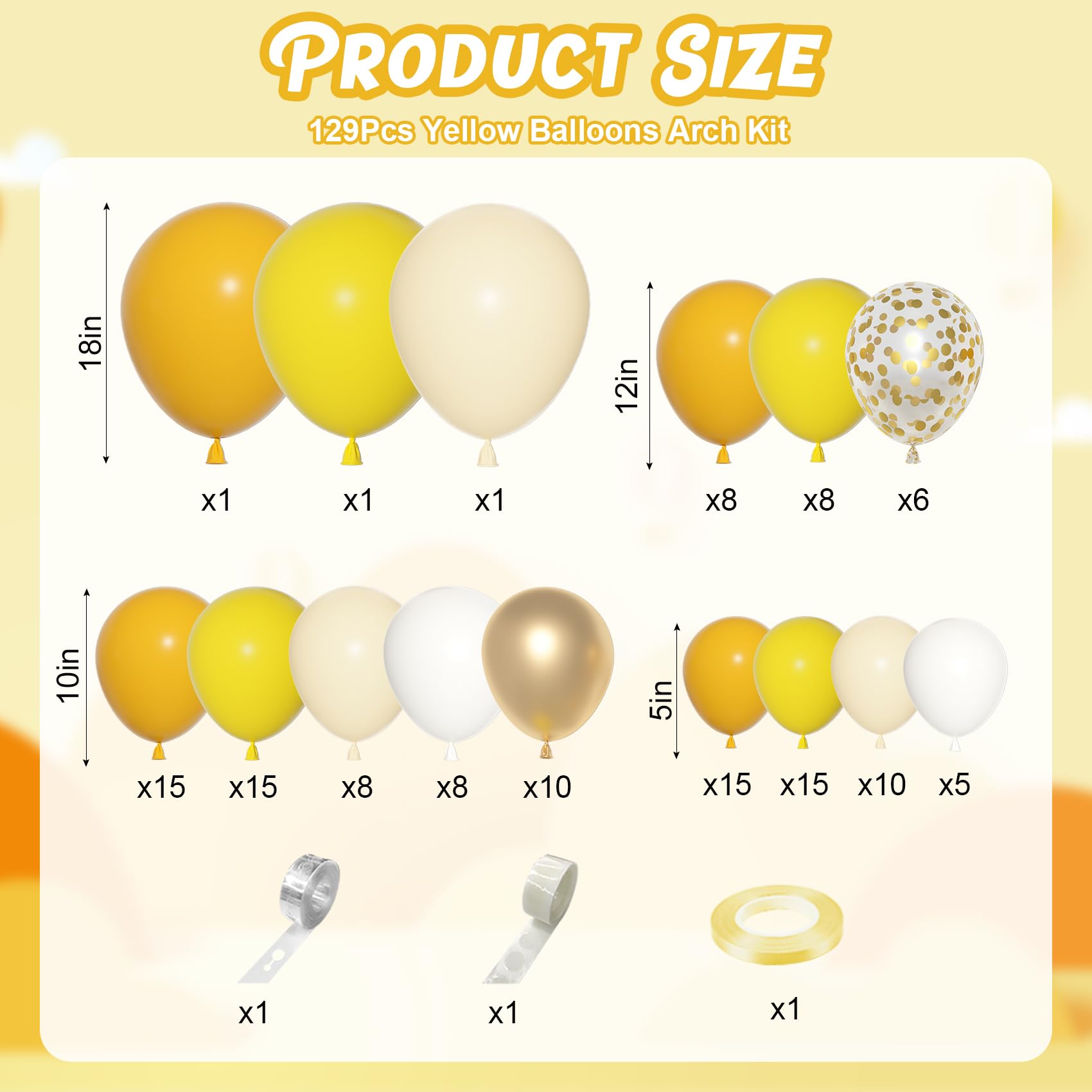 Ouddy Party 12-inch confetti balloons add festive sparkle to décor