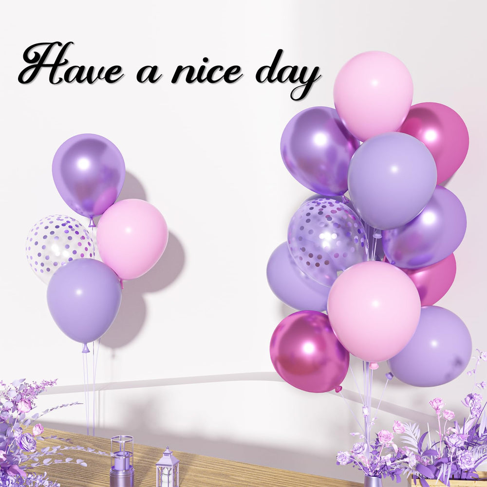 Ouddy Party hot pink metallic balloons for vibrant accents