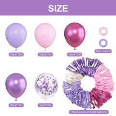 Ouddy Party light pink 12-inch balloons ideal for baby showers