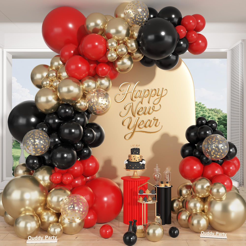 Ouddy Party 149Pcs balloon arch kit assembled for dramatic party decor
