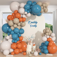 Ouddy Party 18-inch blue balloon ideal for bold accents.