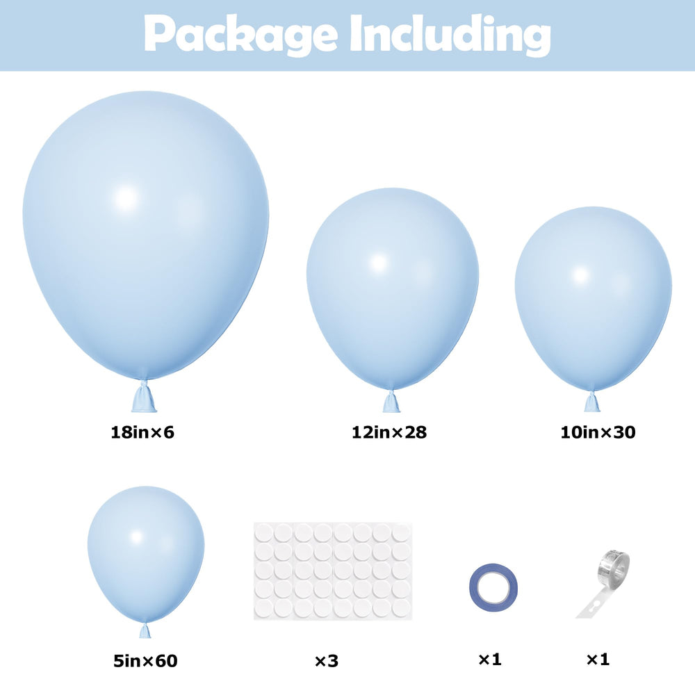 Ouddy Party 18in balloons for bold 6-piece set, great for centerpieces