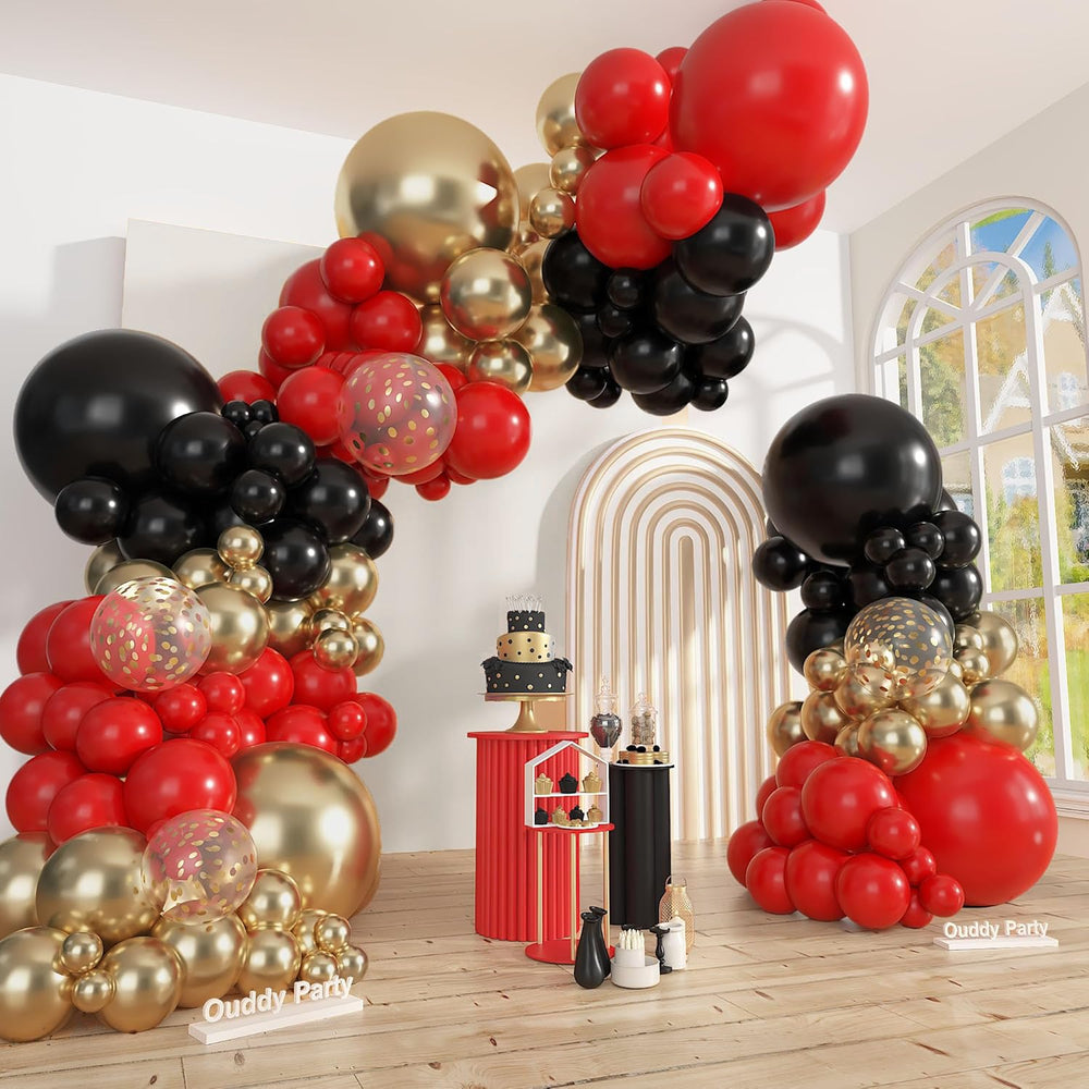 Ouddy Party 18in red balloon adds bold color to celebrations