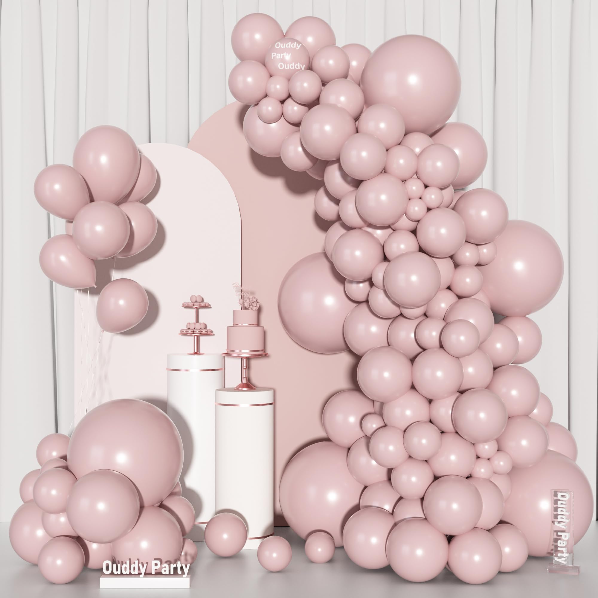Ouddy Party 33 ft ribbon for long-lasting balloon arch creation