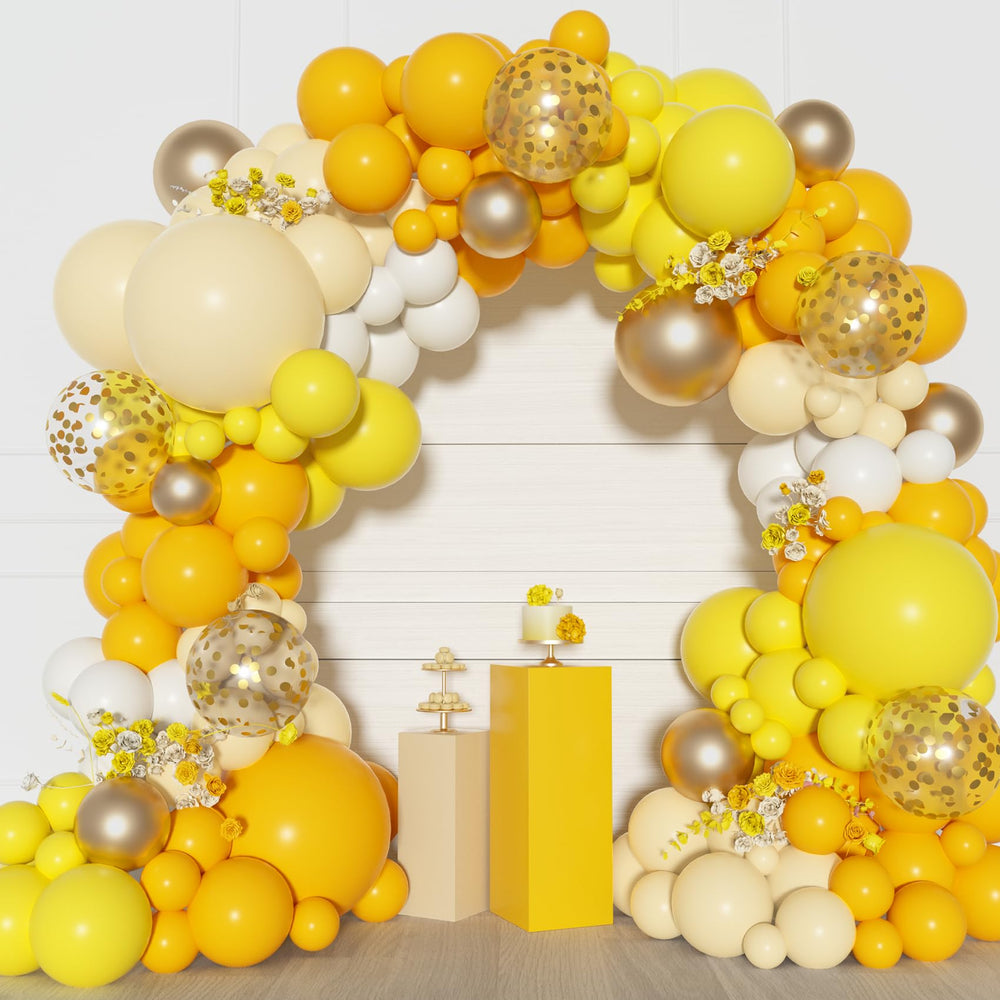 Ouddy Party arch display ready for photos