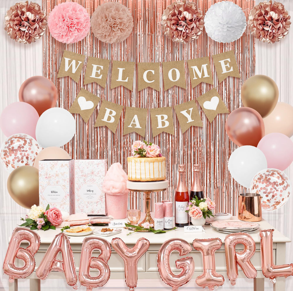 Ouddy Party baby shower decor set offers versatile styling options