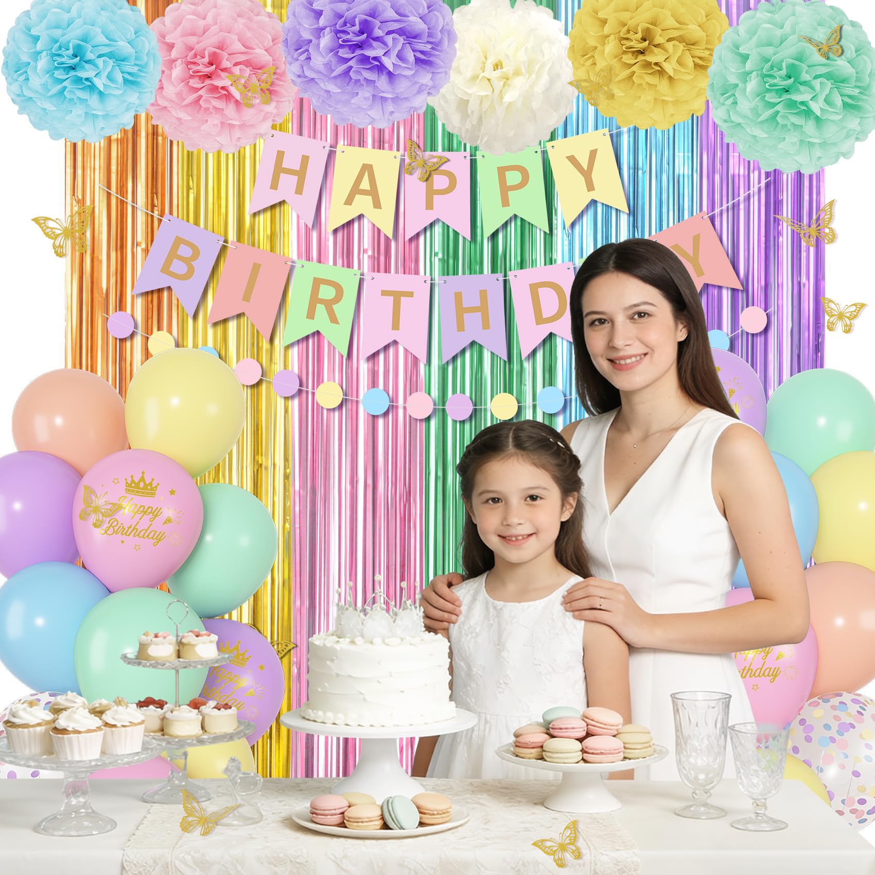 Ouddy Party balloon accessories kit enables quick setup and inflation help.